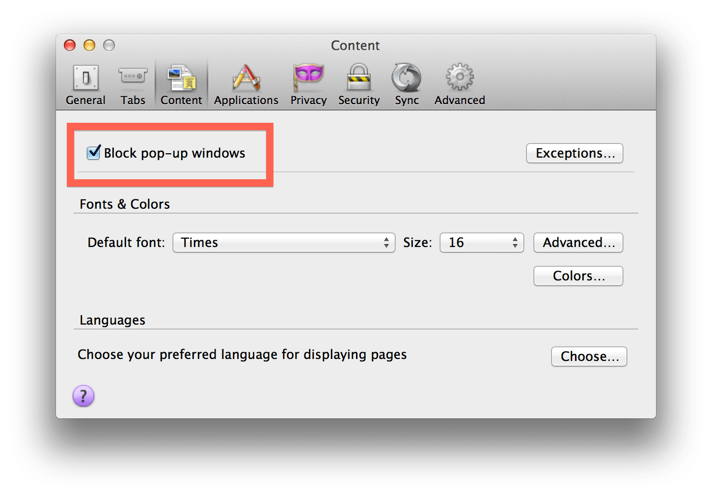 block popups chrome for mac